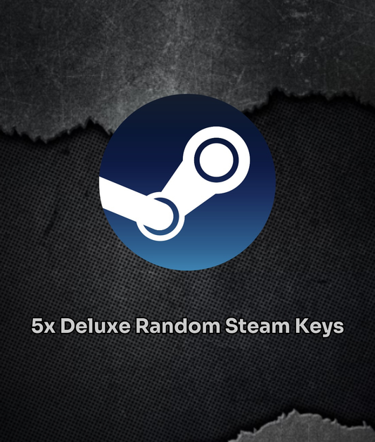 5x Deluxe Random Steam Keys