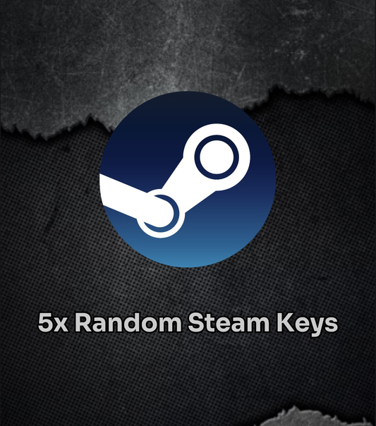 5x Random Steam Keys